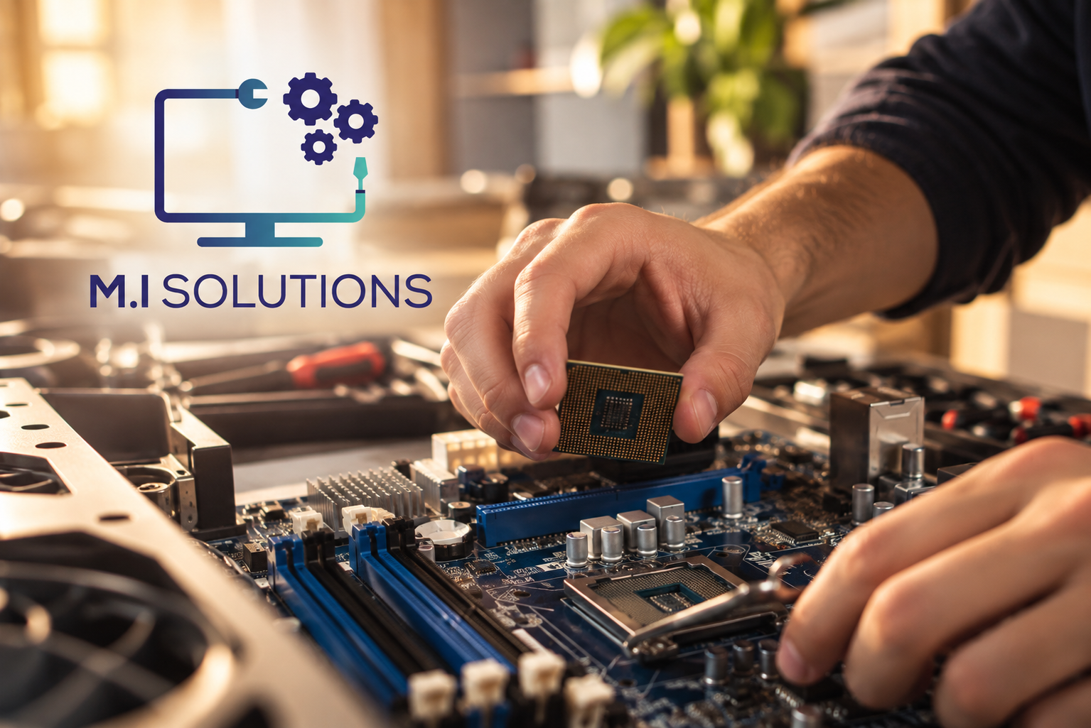 Rudy Barjou au magasin M.I Solutions